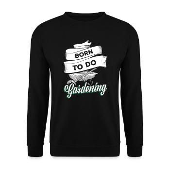Horticulture jardinage - Sweat-shirt Unisexe - noir - Devant - Alina (178cm) & Michal (187cm)
