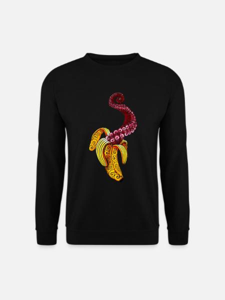 Swirly Mutant-Banana - Unisex Sweatshirt - black