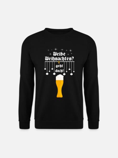 Weiße Weihnachten - Unisex Pullover - Schwarz