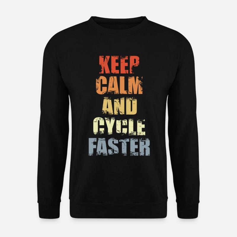 Calm cyclist - Unisex Sweatshirt - black