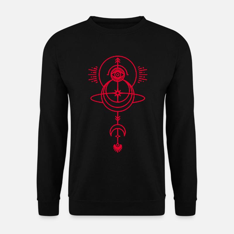 Red Magic Symbol - Unisex Sweatshirt - black