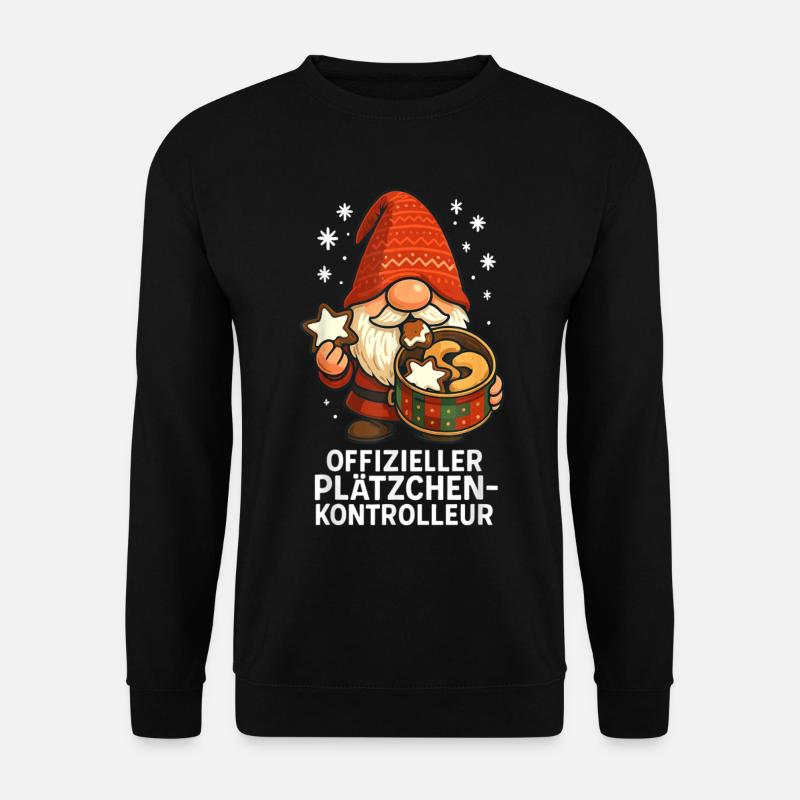 Offizieller Plätzchen-Kontrolleur - Unisex Pullover - Schwarz