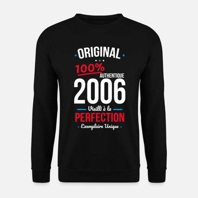 2006 – Original – Einzigartiges Exemplar - Unisex Pullover - Schwarz
