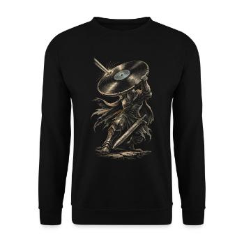 Disques vinyles de collection Vinyl Vinyl Collections - Sweat-shirt Unisexe - noir - Devant - Alina (178cm) & Michal (187cm)