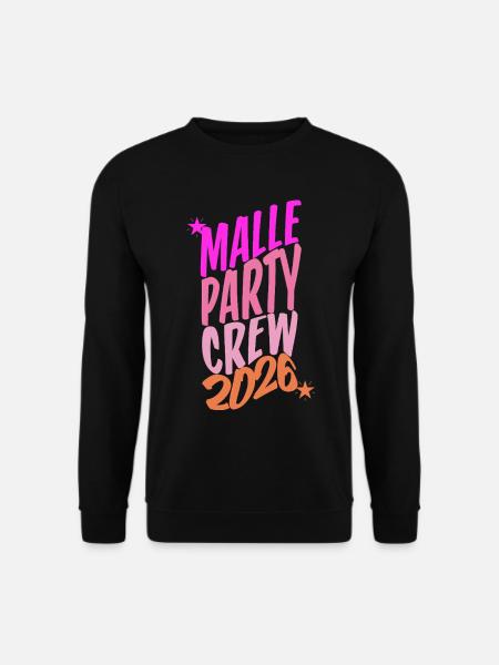 Malle, Party Crew, 2026 - Unisex Pullover - Schwarz