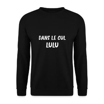 Dans le cul Lulu - Sweat-shirt Unisexe - noir - Devant - Alina (178cm) & Michal (187cm)