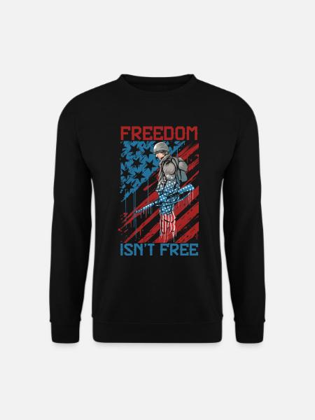 Freedom - American Independence Day - Unisex Sweatshirt - black