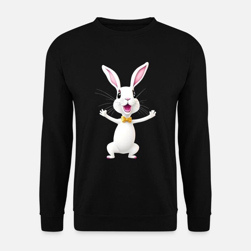 Funny Easter Bunny - Unisex Sweatshirt - black