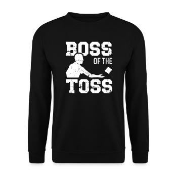 Cornhole - Sweat-shirt Unisexe - noir - Devant - Alina (178cm) & Michal (187cm)