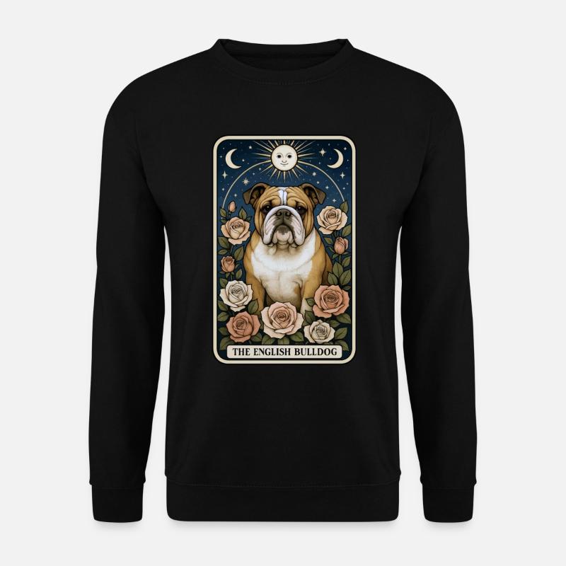 Englische Bulldogge - Unisex Pullover - Schwarz