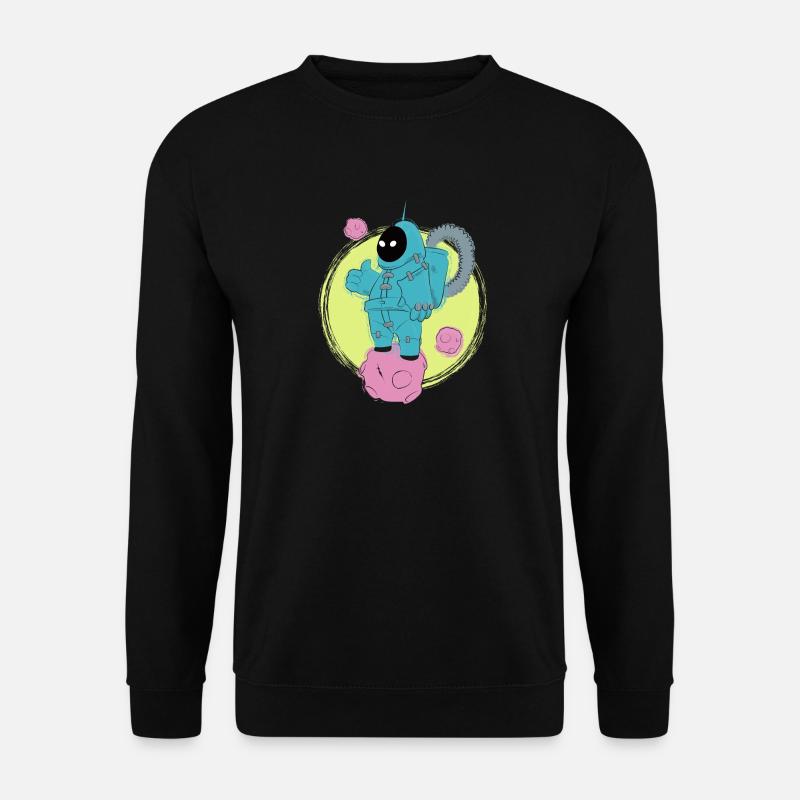 The good astronaut walking - Unisex Sweatshirt - black