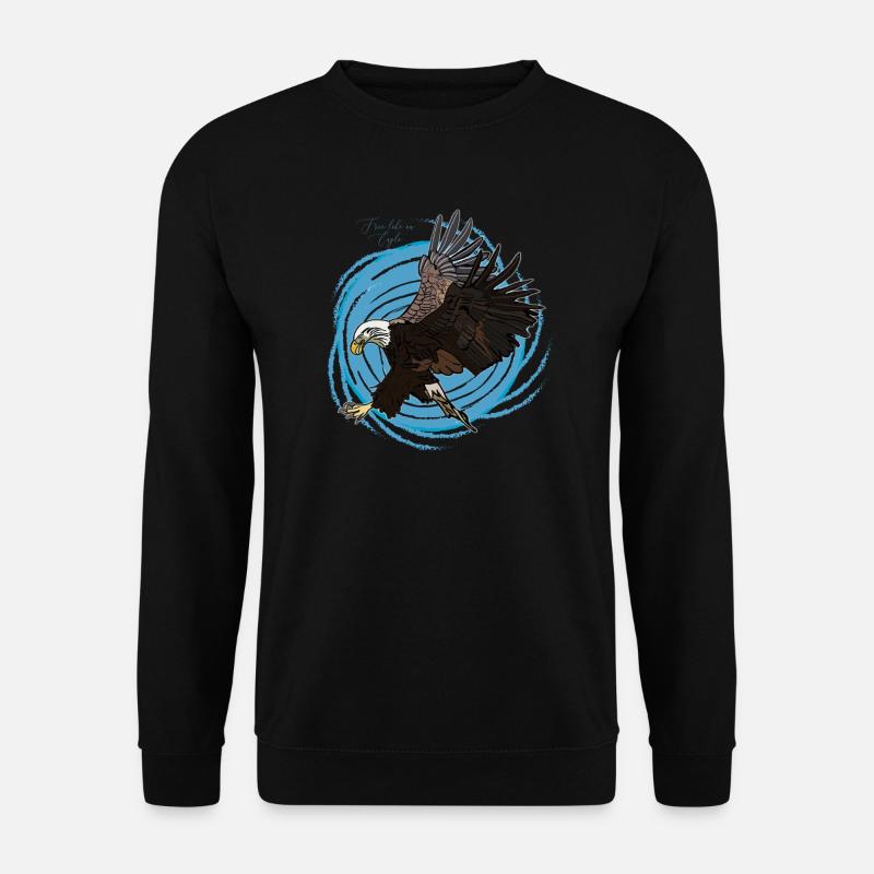 Adler, Eagle, Free - Unisex Sweatshirt - black