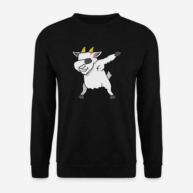 Dabbing Dab goat goat - Unisex Sweatshirt - black