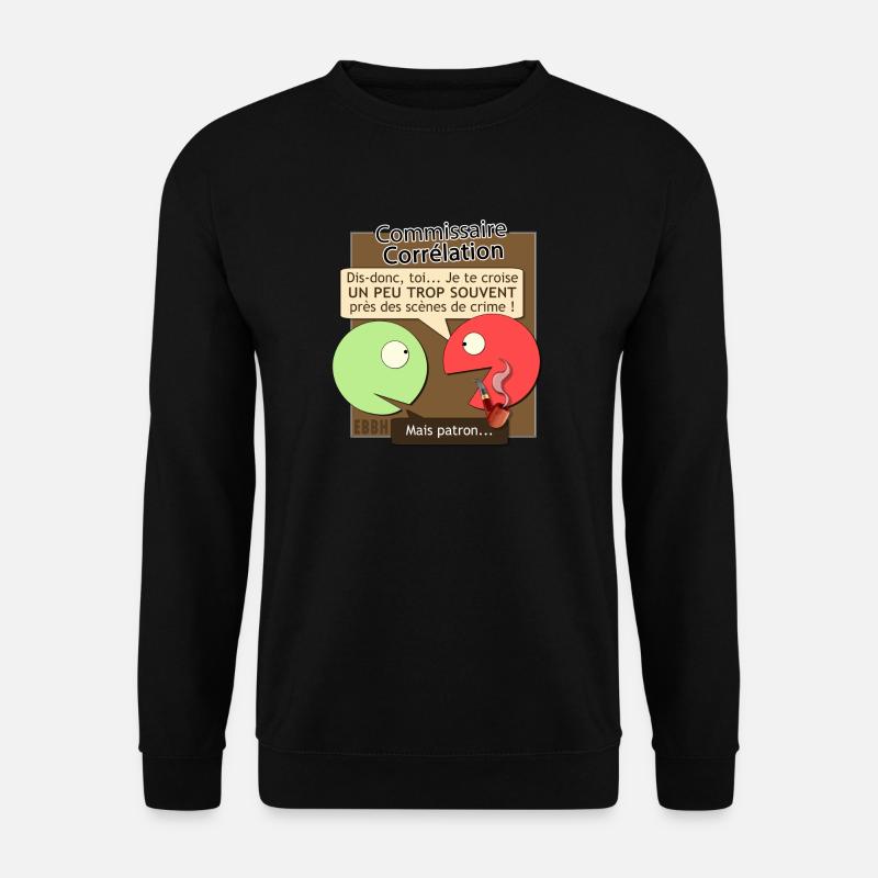 Korrelationskommissar - Unisex Pullover - Schwarz