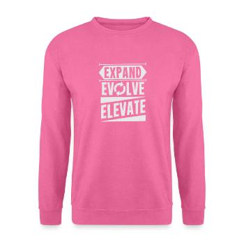 Expand - Evolve - Elevate - Unisex Pullover - Pink - Vorne