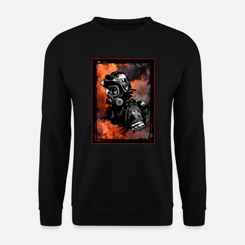 Feuerwehr Firefighter - Unisex Pullover - Schwarz
