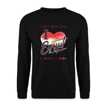 J’adore Egypte Gift Diving Marsa Alam - Sweat-shirt Unisexe - noir - Devant - Alina (178cm) & Michal (187cm)