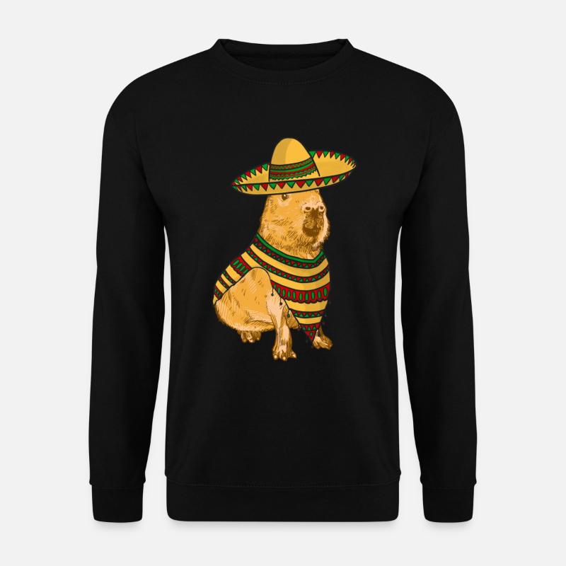 Mexican Capybara - Unisex Pullover - Schwarz