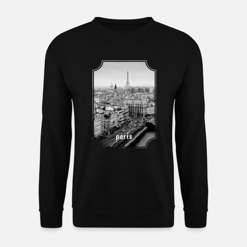 Paris - Unisex Pullover - Schwarz