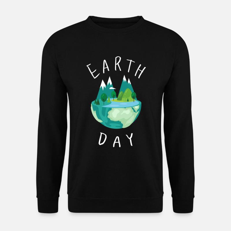 Earth Day Climate Change - Unisex Sweatshirt - black