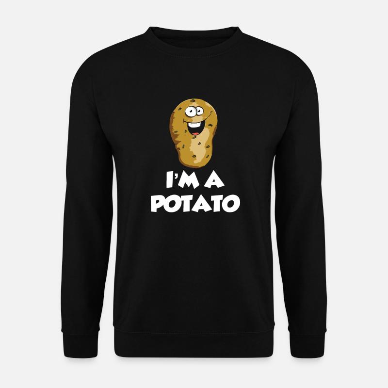 I'm A Potato - Unisex Pullover - Schwarz