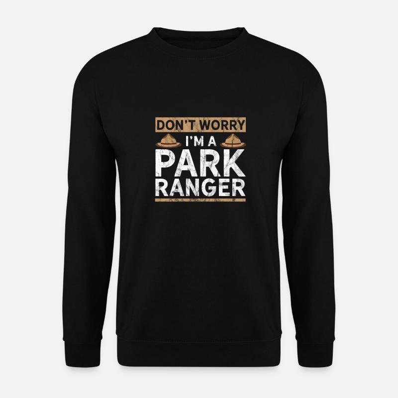 Lustiger Park Ranger - Unisex Pullover - Schwarz