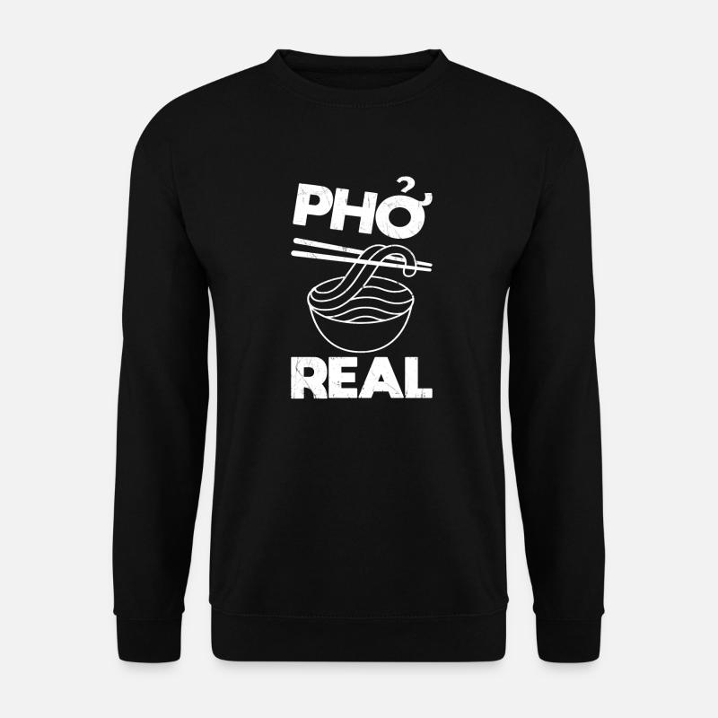 Pho Suppe Lustig - Unisex Pullover - Schwarz