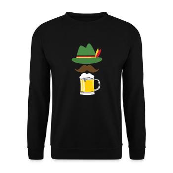 Germany Flag Apparel - Unisex Sweatshirt - black - Front - Alina (178cm) & Michal (187cm)