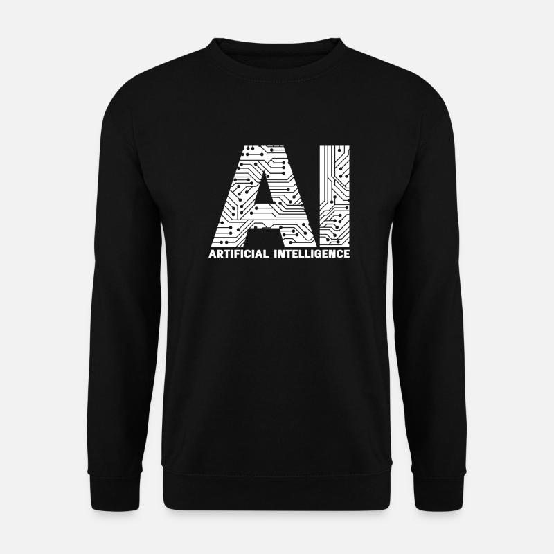 AI Artificial Intelligence - Unisex Sweatshirt - black