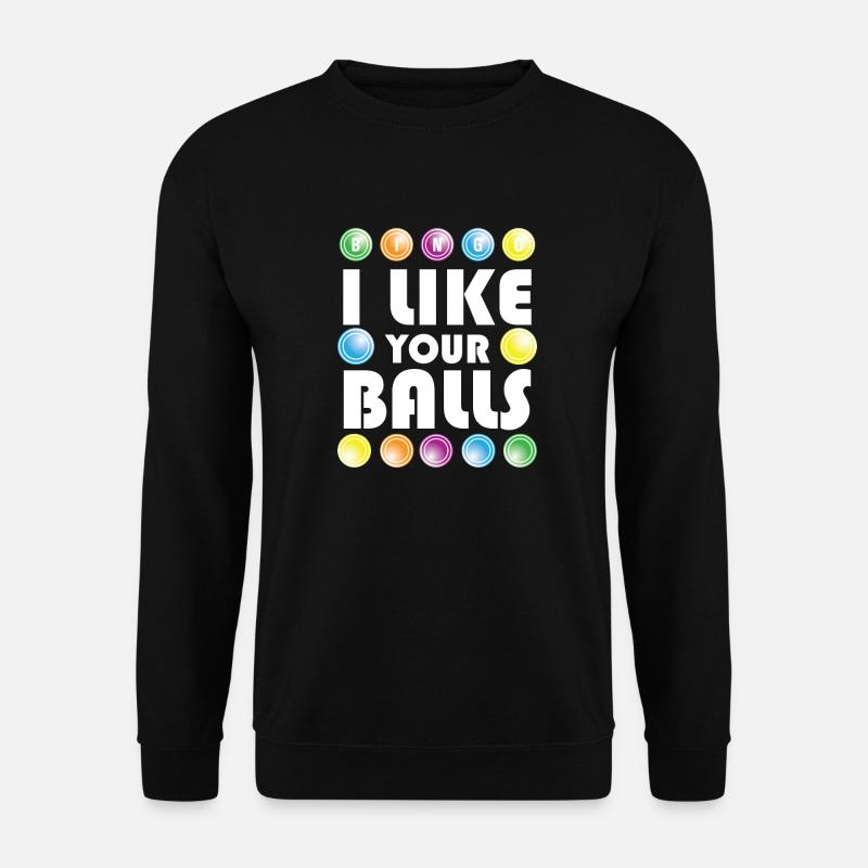 Boules de Bingo Drôles - Sweat-shirt Unisexe - noir