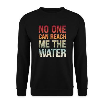 Denglisch Niemand Kann Mir Das Wasser Reichen - Unisex Pullover - Schwarz - Vorne - Alina (178cm) & Michal (187cm)