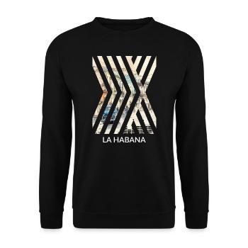 Caribbean Holidays Cuba Travel La Havane - Sweat-shirt Unisexe - noir - Devant - Alina (178cm) & Michal (187cm)