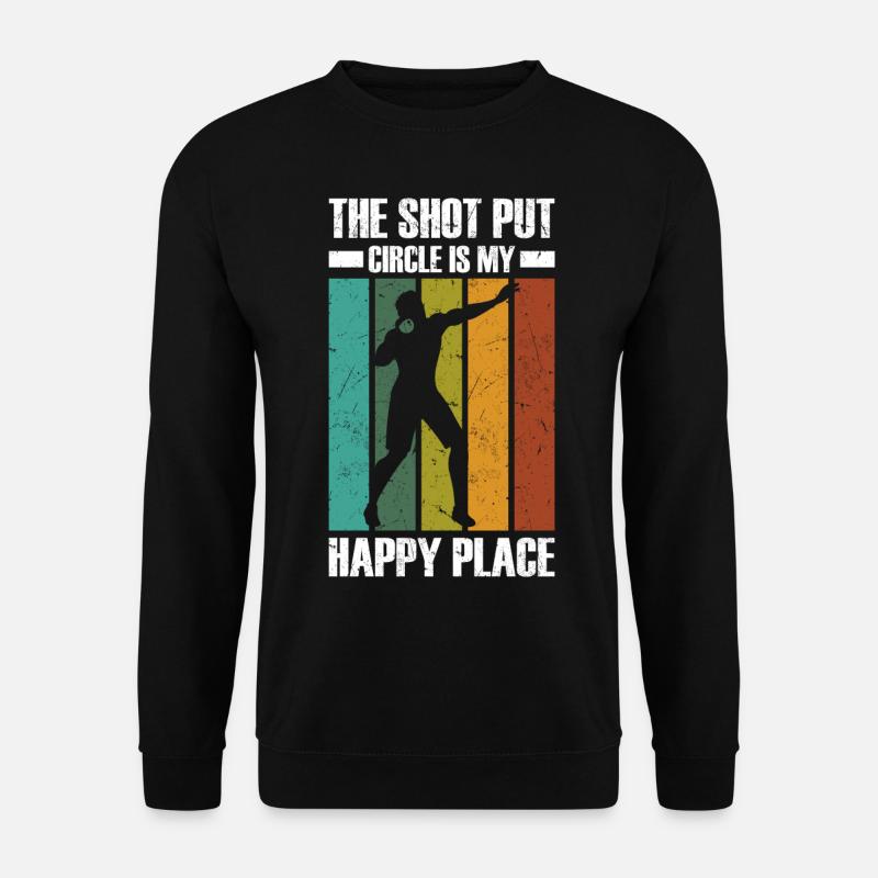 Kugelstoßen - Unisex Pullover - Schwarz