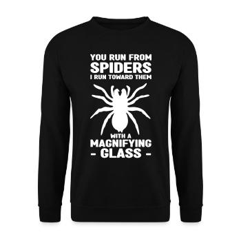 Insekten - Unisex Pullover - Schwarz - Vorne - Alina (178cm) & Michal (187cm)