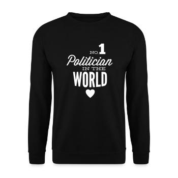 Meilleur homme politique dans le monde - Sweat-shirt Unisexe - noir - Devant - Alina (178cm) & Michal (187cm)