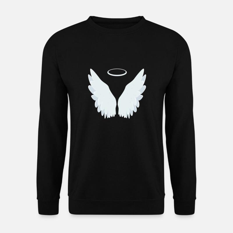 Engels Flügel - Unisex Pullover - Schwarz