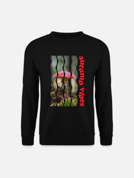 autumn 61 fly agaric - Unisex Sweatshirt - black
