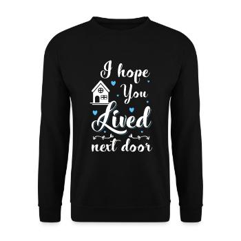 Neighborhood Neighbors Beer Good Neighbors - Unisex Sweatshirt - black - Front - Alina (178cm) & Michal (187cm)