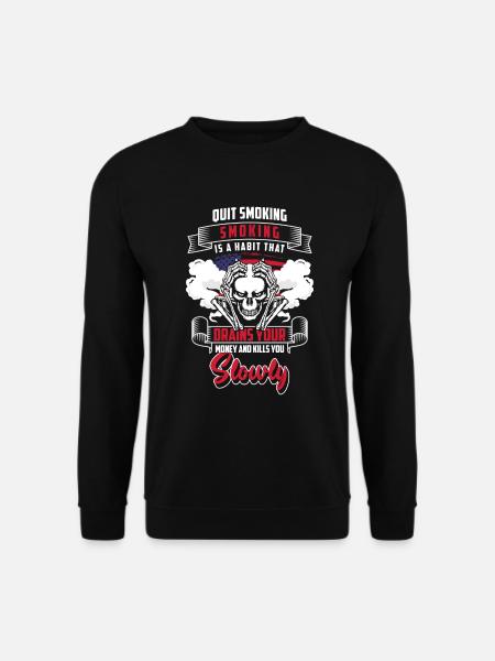 Tabagisme - Sweat-shirt Unisexe - noir