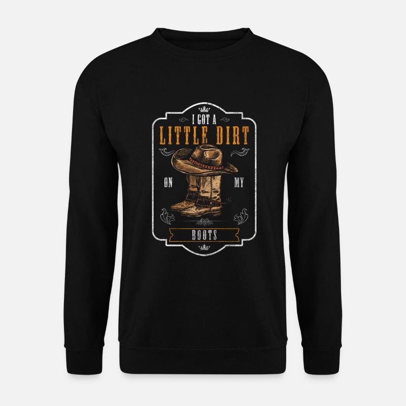 Country Texas Saddle - Unisex Sweatshirt - black