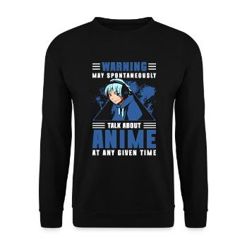 Cosplay Japon Animes Waifu - Sweat-shirt Unisexe - noir - Devant - Alina (178cm) & Michal (187cm)
