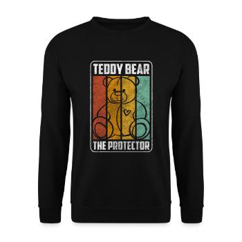 Teddy Bear Offspring Enfance Famille - Sweat-shirt Unisexe - noir - Devant - Alina (178cm) & Michal (187cm)