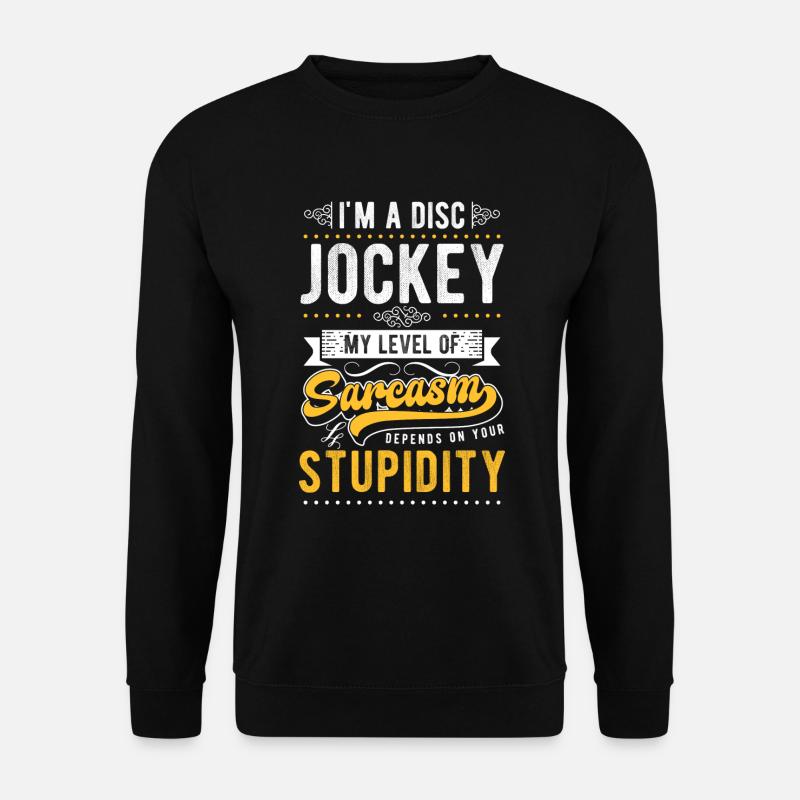 DJ Club Electro - Unisex Pullover - Schwarz
