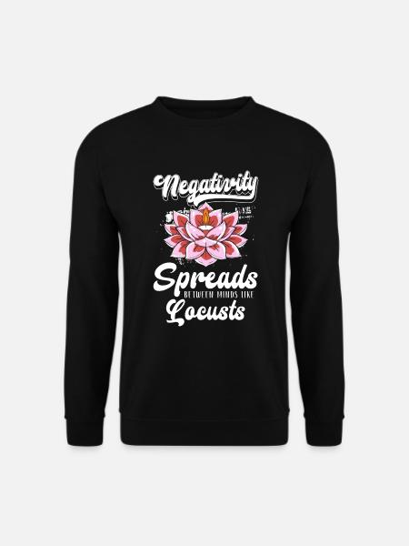 Relaxation Peace Spiritual - Unisex Sweatshirt - black