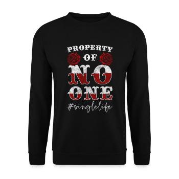 Relationship Partner Love - Unisex Sweatshirt - black - Front - Alina (178cm) & Michal (187cm)