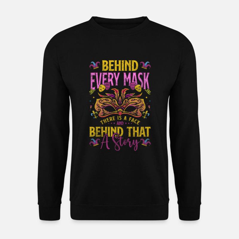 Mask Parade Unknown Masquerade - Unisex Sweatshirt - black