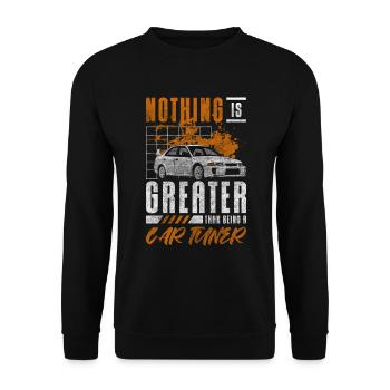 Tuning motorsport garage - Unisex Pullover - Schwarz - Vorne - Alina (178cm) & Michal (187cm)