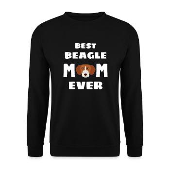 Best Beagle Mama Ever Dogs Beagle - Unisex Sweatshirt - black - Front - Alina (178cm) & Michal (187cm)