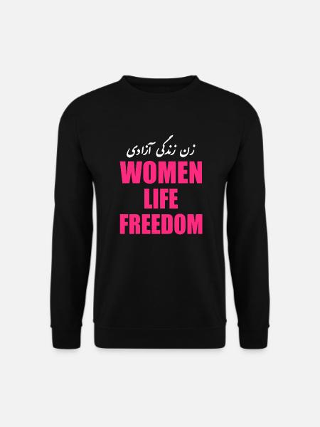Women life freedom - Unisex Pullover - Schwarz