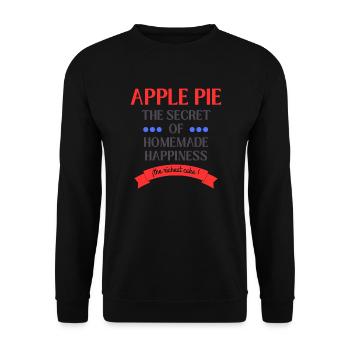 Gâteau de cuisine du chef pâtissier - Sweat-shirt Unisexe - noir - Devant - Alina (178cm) & Michal (187cm)